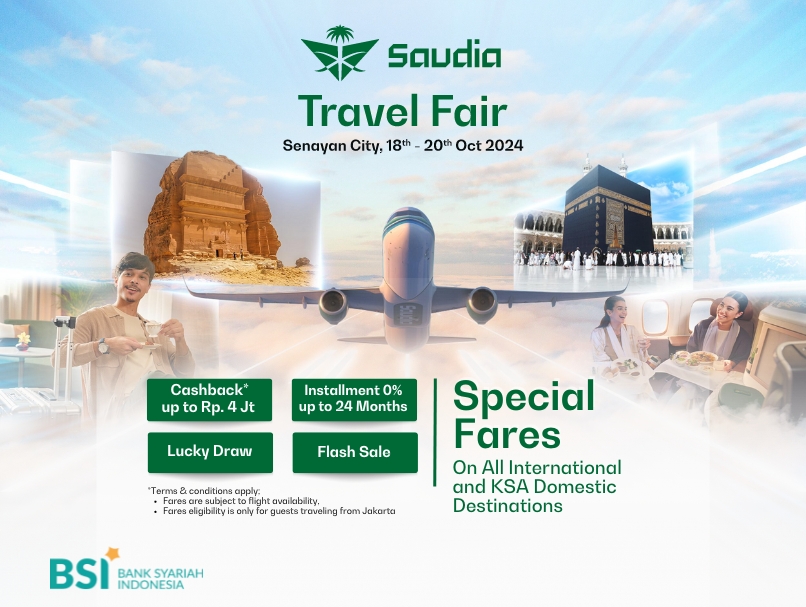 Saudia Travel Fair 2024: Wujudkan Liburan Impian Anda!